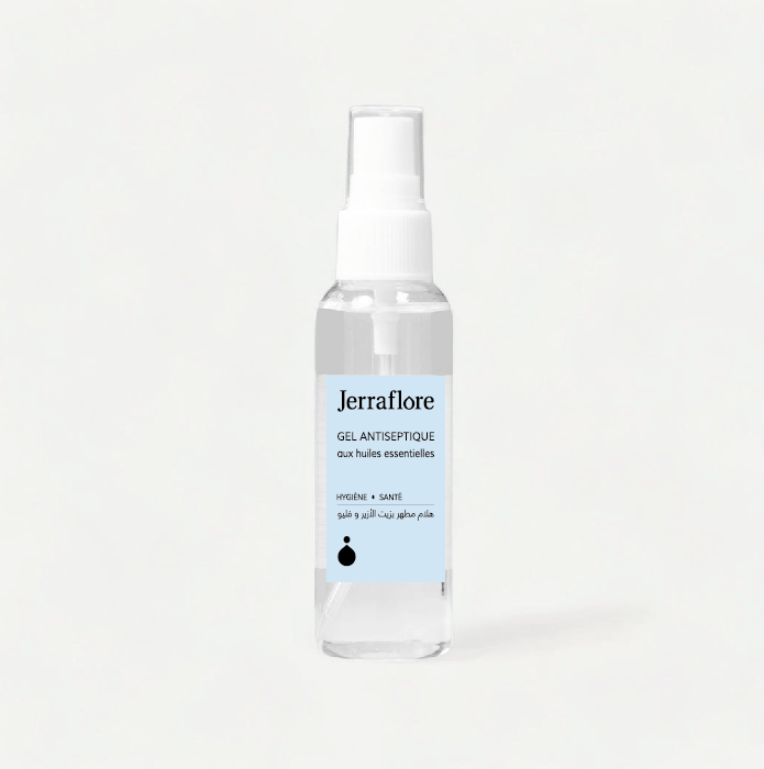 Gel antiseptique aux huiles essentielles