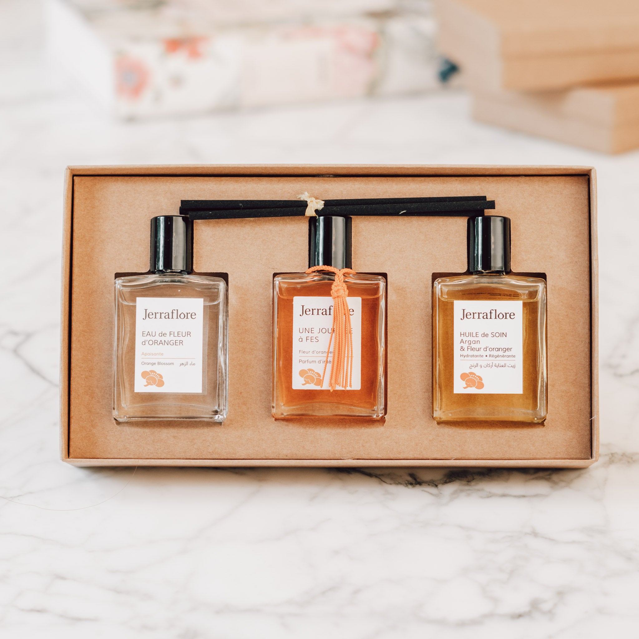 Trio Douceur de Fleur D'Oranger