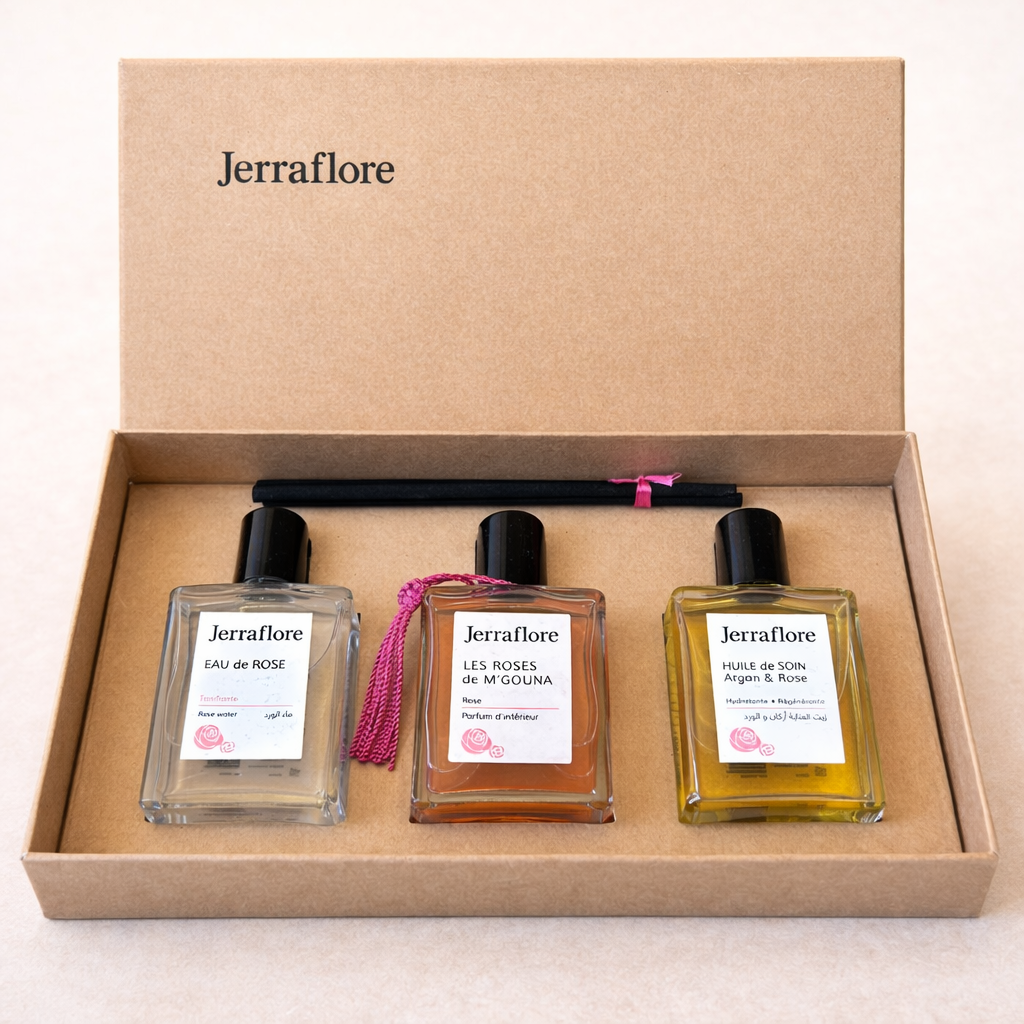 Trio Douceur Rose Boîte en Kraft